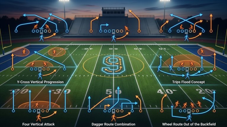 8 Passing Concepts That Work Surprisingly Well in 9-on-9 Flag Football
