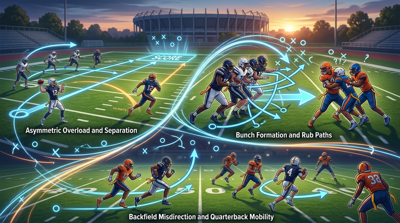 How to Attack Man Coverage in 9-on-9 Flag Football