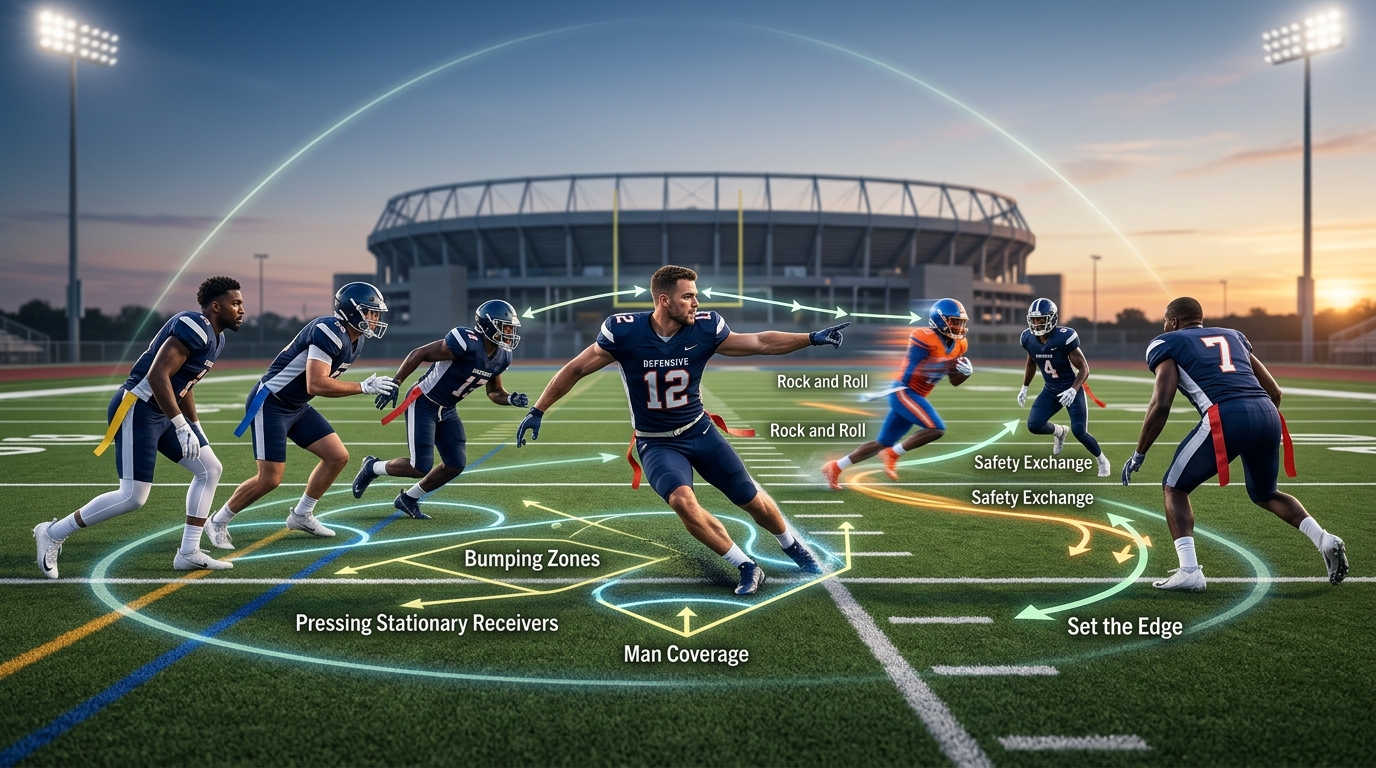 How to Defend Against Motion in 9-on-9 Flag Football