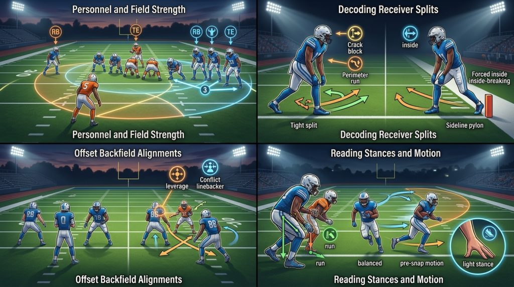 How to Recognize Offensive Formations Before the Snap