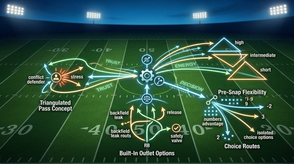 The 9-on-9 Play Design That Gives the Quarterback Multiple Options (2)